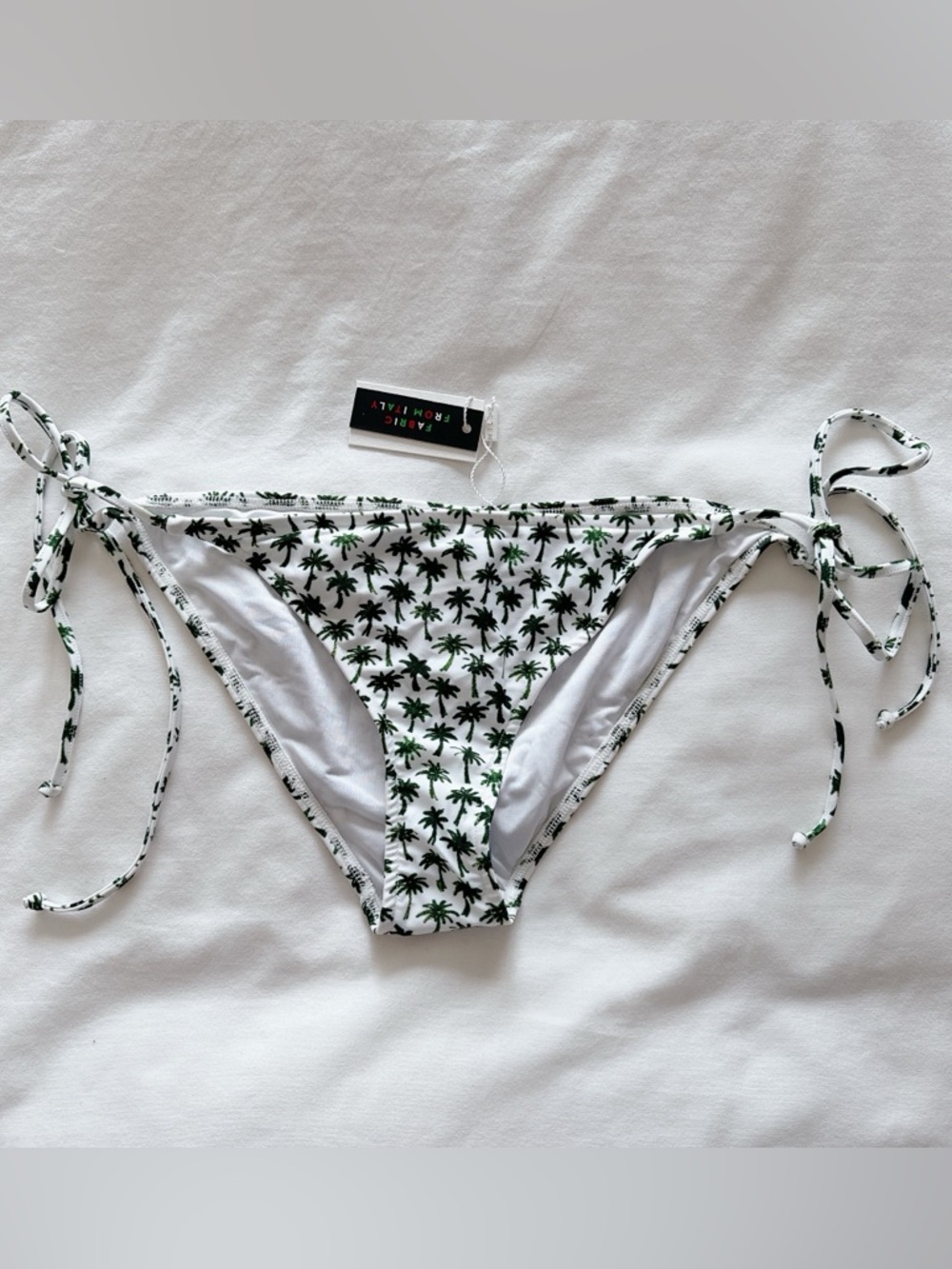 Milly Cabana Fiji  bikini bottoms large women's swimsuit bathing suit white